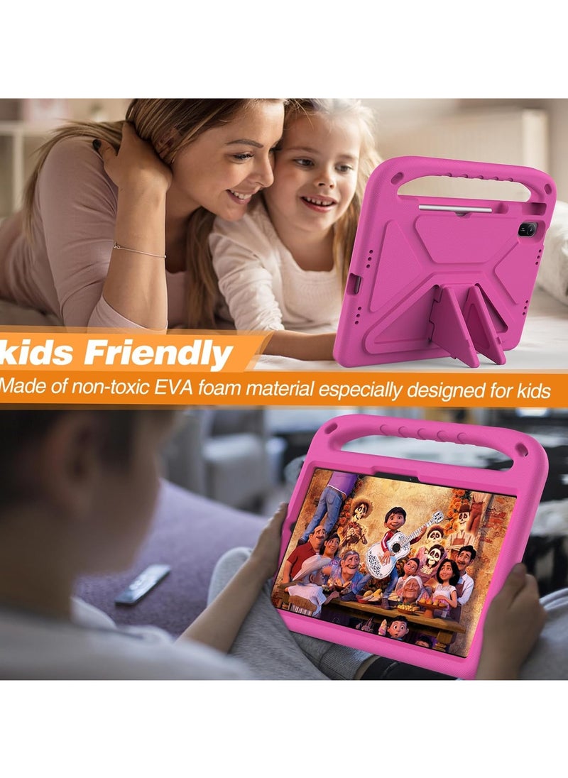 VKL - Case for Huawei MatePad SE 11 inch Released 2024, Lightweight EVA Shockproof Stand Protective Case, Kid Friendly Tablet Cover W Shoulder Strap for Huawei MatePad SE 11 2024 Tablet (pink)) - Image 1