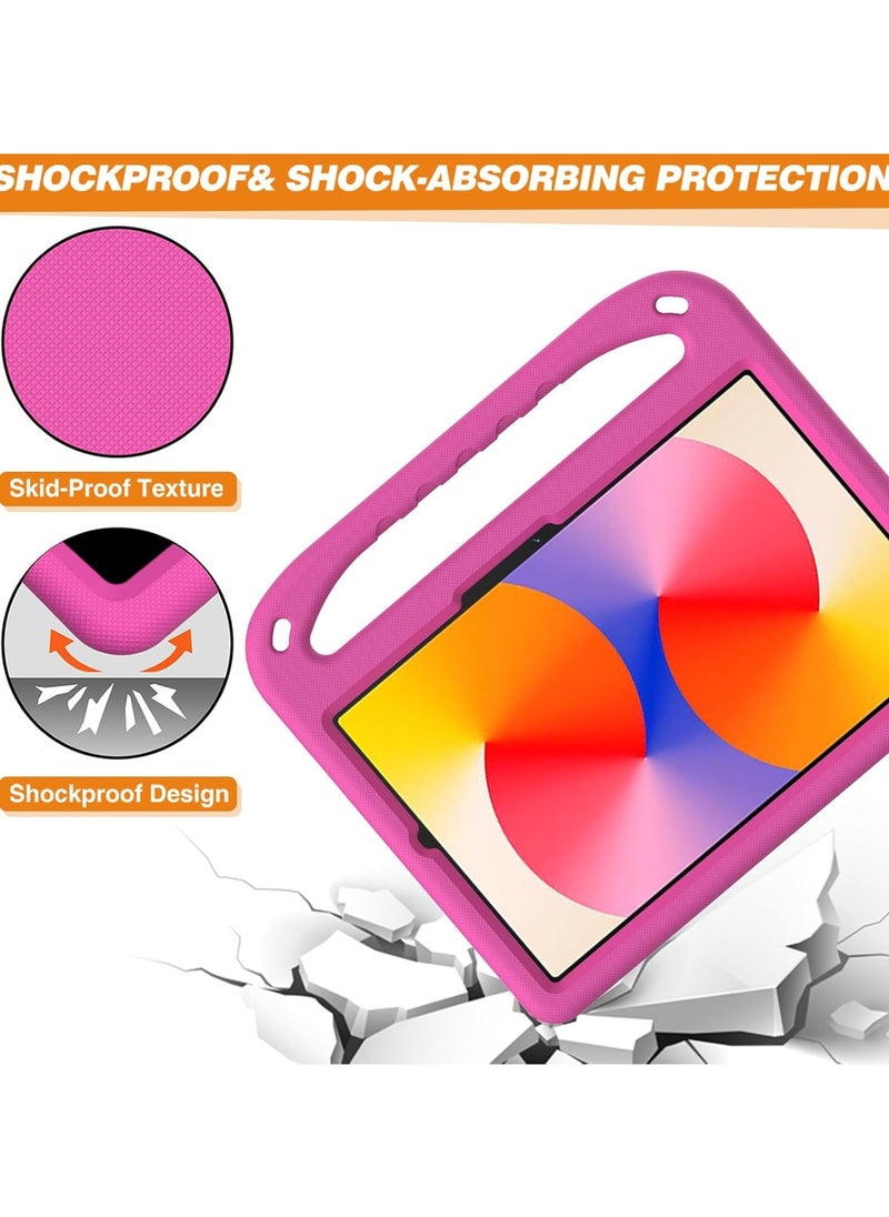VKL - Case for Huawei MatePad SE 11 inch Released 2024, Lightweight EVA Shockproof Stand Protective Case, Kid Friendly Tablet Cover W Shoulder Strap for Huawei MatePad SE 11 2024 Tablet (pink)) - Image 1