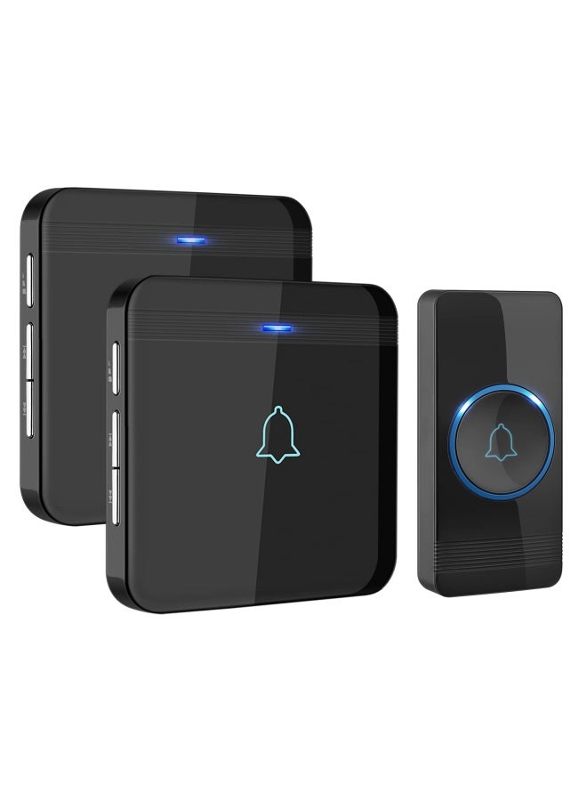 AVANTEK طقم جرس باب لاسلكي مقاوم للماء D-3B - Image 1