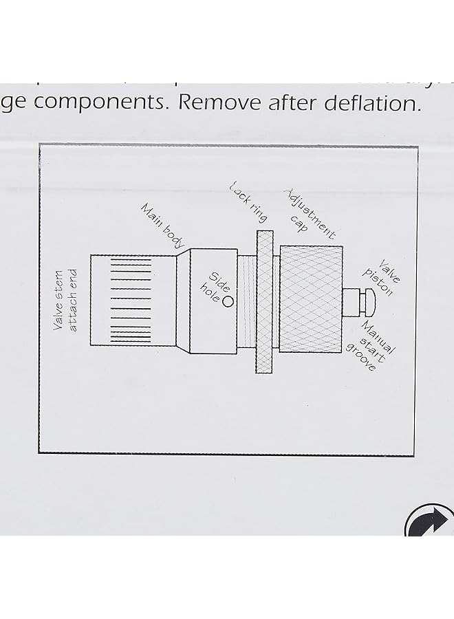 إكسيسوريز مجموعة تفريغ هواء الإطارات X-2360، 4 قطع - Image 3
