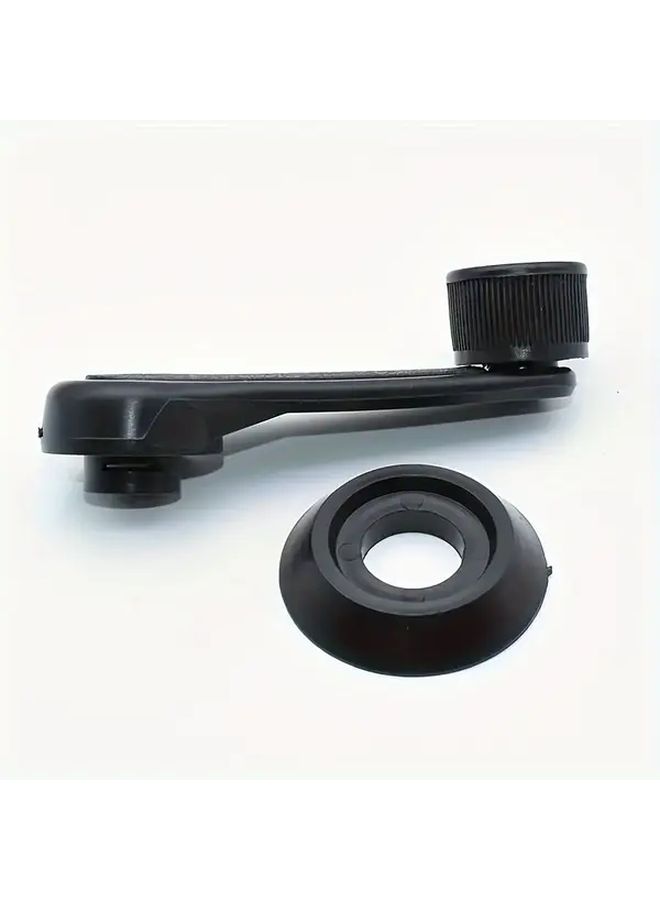 2Pcs Car Window Crank Handles Black Durable Manual Window Rollers Easy To Install Replace Door Handle Accessories For Most Vehicles - Image 4