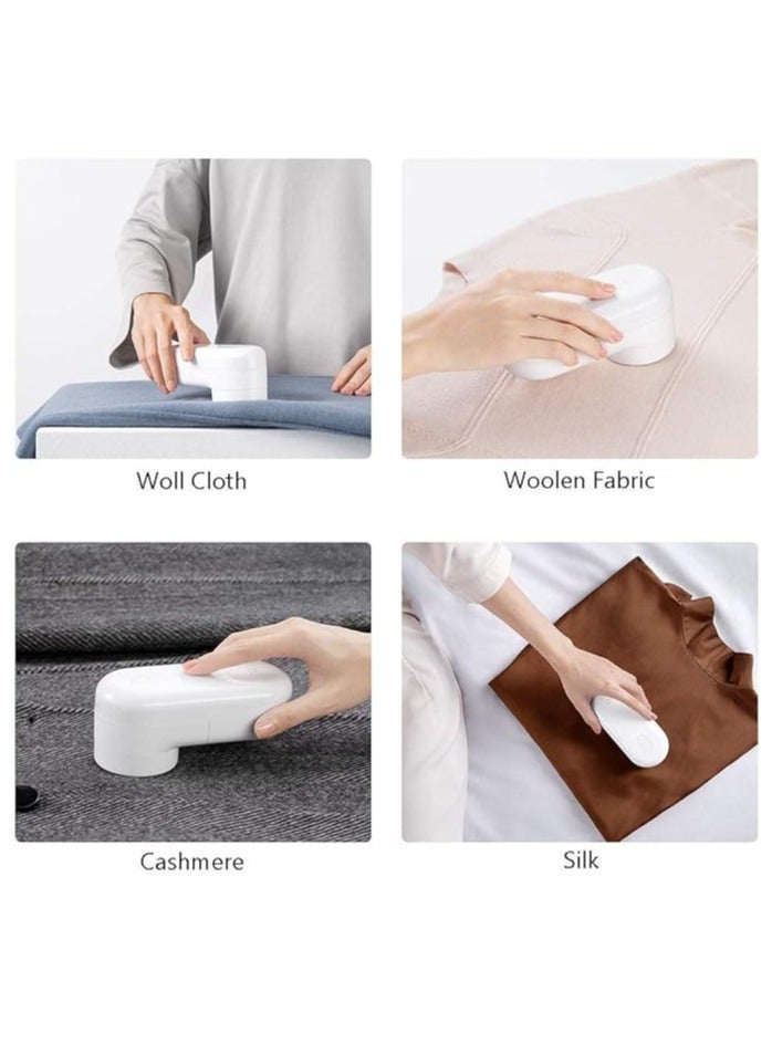 Mijia Portable Lint Remover Fabric Shaver White - Image 2