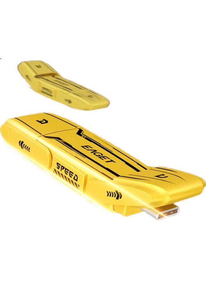 EAGET محرك فلاش صلب عالي السرعة Eaget 128Gb Usb3.2 Type-C مزدوج الواجهة Su96، سعة كبيرة، سرعة قراءة 560Mb/S، متوافق مع الهواتف وأجهزة الكمبيوتر، محرك USB مكتبي، محمول - Image 2