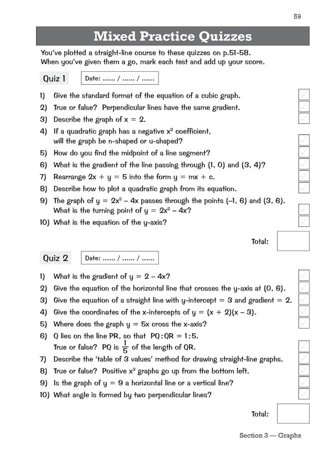 null - Coordination Group Publications Ltd (CGP) GCSE Maths AQA Knowledge Retriever - Higher - Image 1