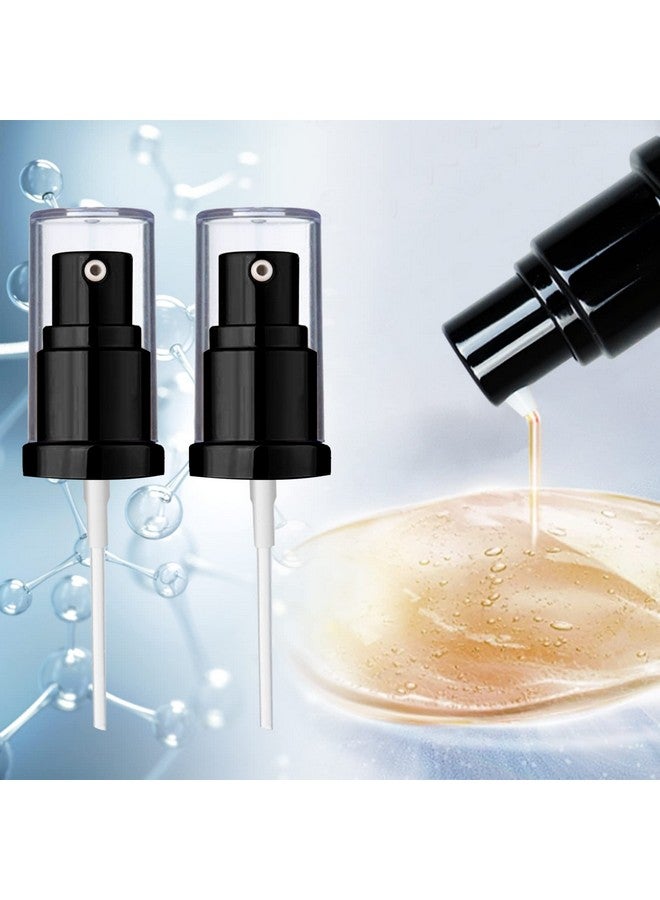 Chris.W 2Pack Foundation Pump Compatible with Maybelline Fit Me Liquid Foundation Makeup (Black+Black) - Image 2