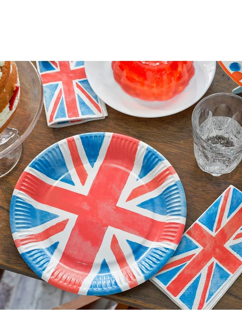 Talking Tables British Union Jack Paper Plate - 24 Pack
