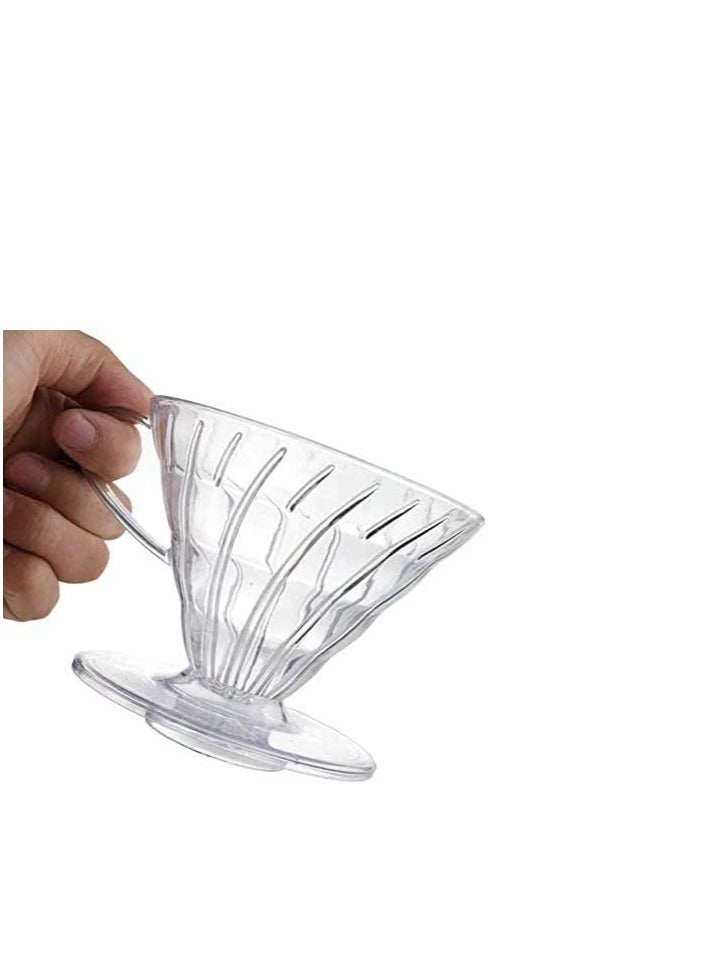 V60 Transparent Plastic Funnel 01  - Image 3