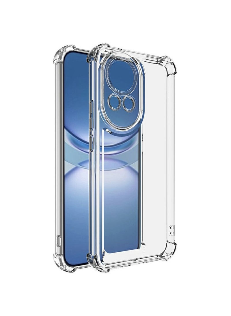Techie Huawei Nova 12 5G / Nova 13 5G Case - TPU Bumper Corner Transparent Back Cover Case with Camera Lens Protection For Huawei Nova 12 5G / Nova 13 5G - Clear - Image 4