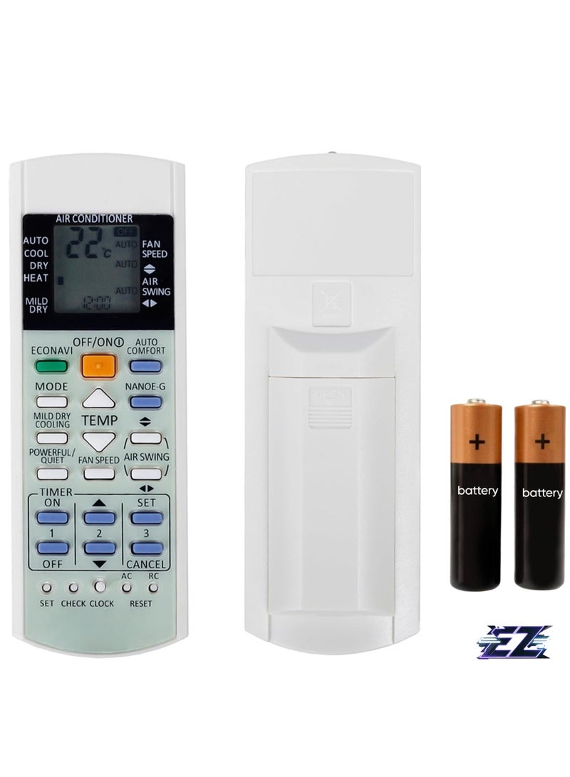 ELTRAZONE "Air Conditioner Remote Control A75C3300 – Compatible with Panasonic Models A75C3772, A75C3607, A75C3208, KTSX5J, A75C3167" - Image 1