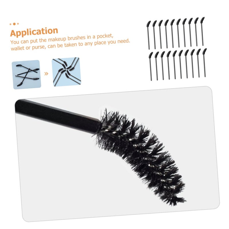 50 Pcs Disposable Makeup Brushes Set Mascara Eyeshadow Lash Tools Salon Portable - Image 5