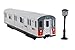 Daron MTA Diecast Subway Car Silver Medium - Image 3