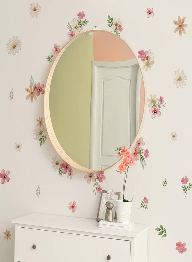 YouRfocus Daisy Watercolor Wall Decals | 68 PCS Boho Flower Stickers for Girls' Rooms, Playrooms, and Nurseries | Dual Layer Print for High Coverage | Removable Peel and Stick Wall Decor | 12 Sheets - Image 2