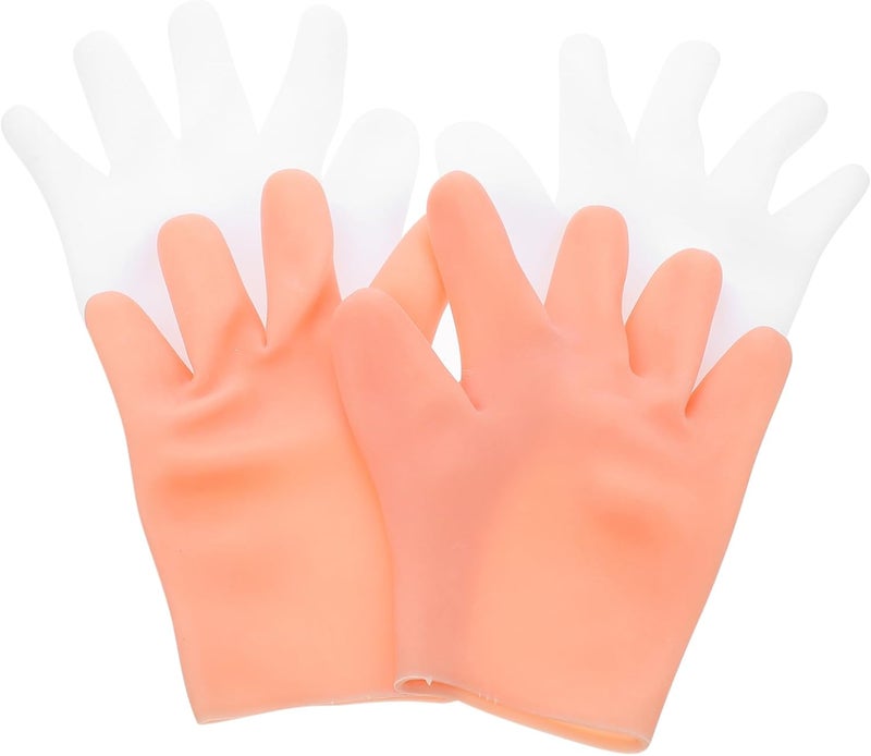 2pairs Professional Beauty Gloves Moisture Gloves Sturdy Sebs Material for Long-Term Use Hand Supply for Home Travel - Image 1
