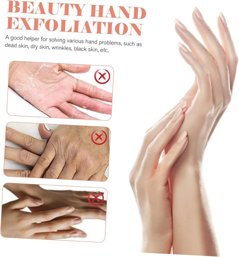 2pairs Professional Beauty Gloves Moisture Gloves Sturdy Sebs Material for Long-Term Use Hand Supply for Home Travel - Image 4