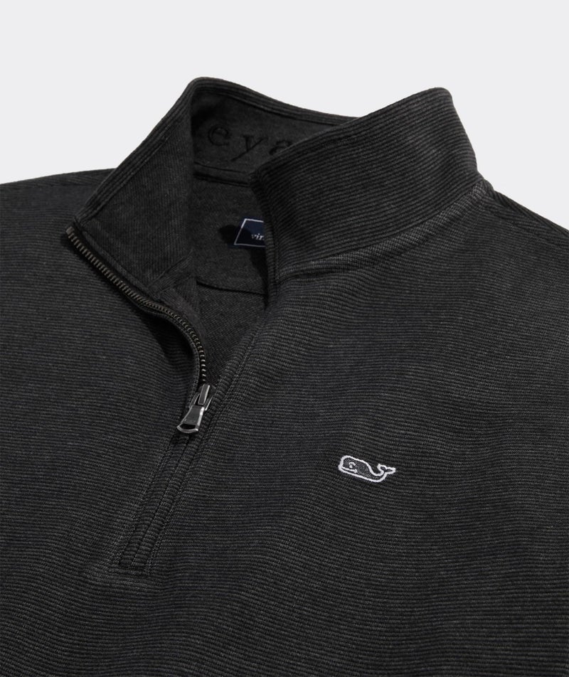 Vineyard Vines Men's Saltwater Quarter-Zip, Jet Black - Image 5
