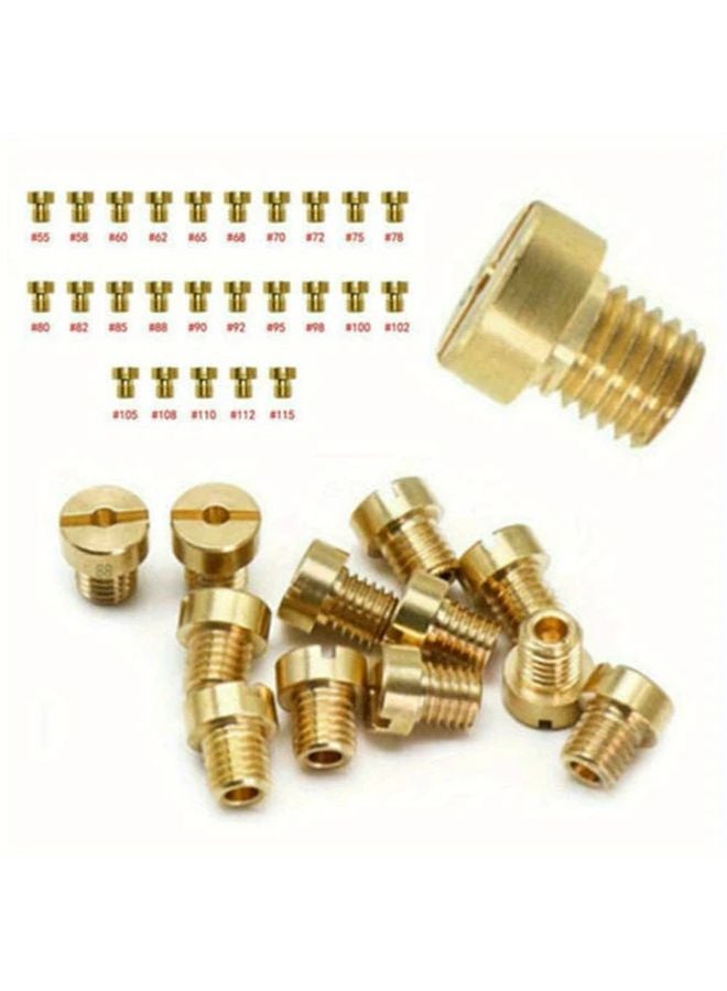 25pcs Car Carburetor Main Jets Set M6 6mm Thread For Dellorto PHNL PHVA PHBH - Image 4