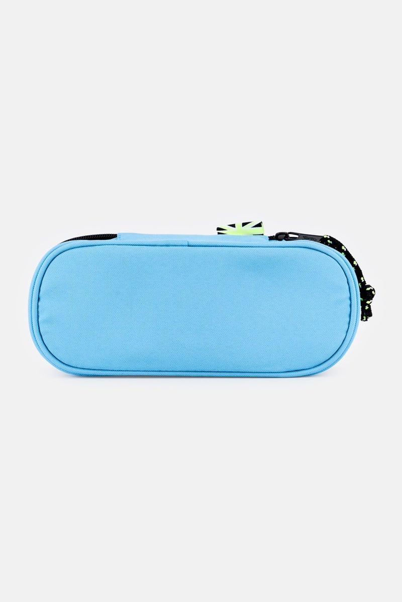 Lonsdale Kids Boy Brand Logo Pencil Case, Dark Turquoise - Image 2