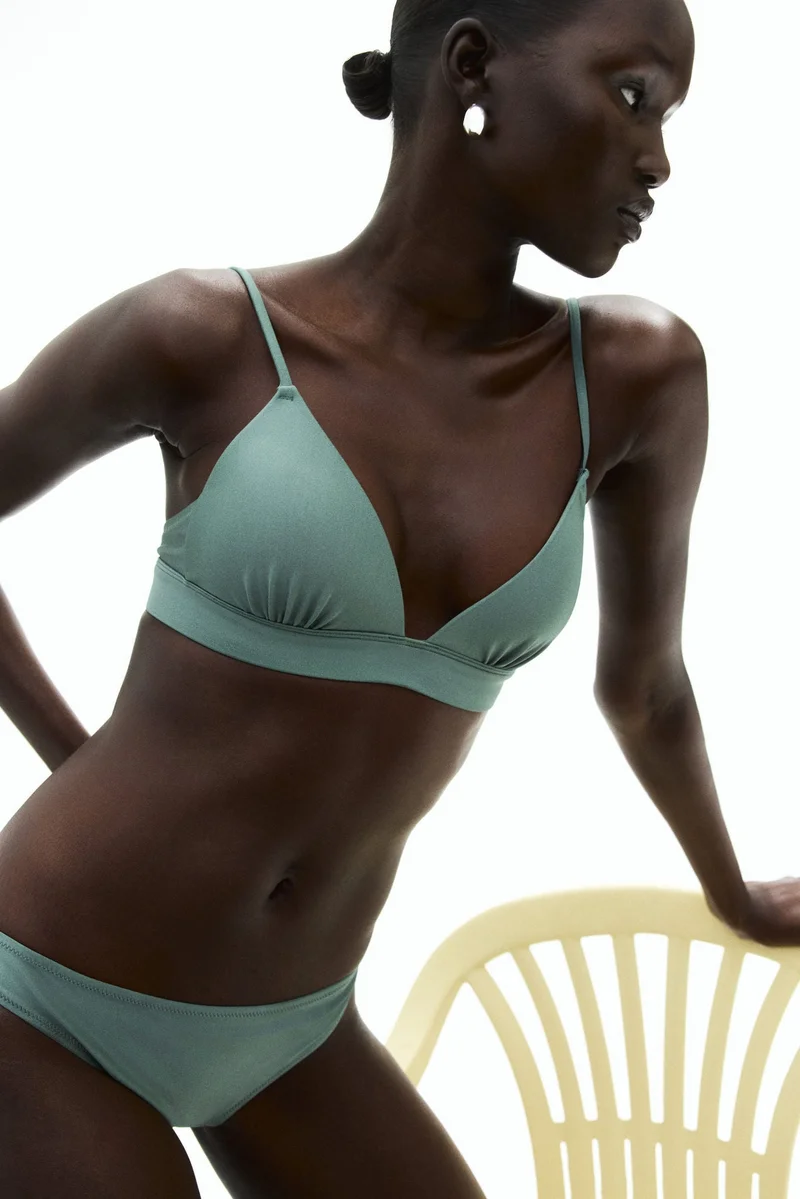 اتش اند ام Push-up triangle bikini top