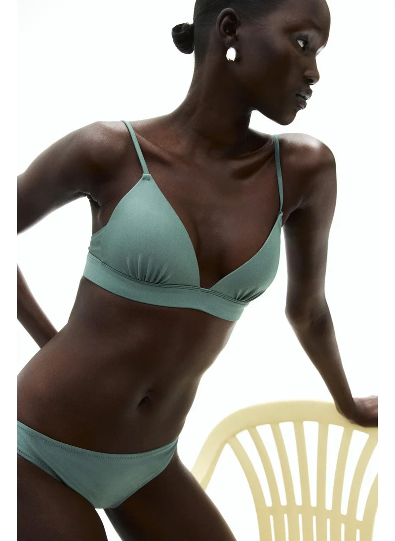 اتش اند ام Push-up triangle bikini top
