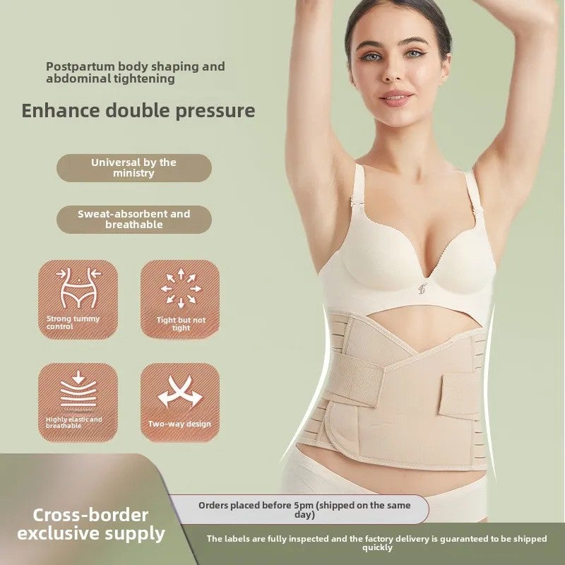 Y&D Powerful Women's Postpartum Abdominal Support Waist Trimmer - Breathable Tummy Control Belt for Shaping & Recovery - Image 3