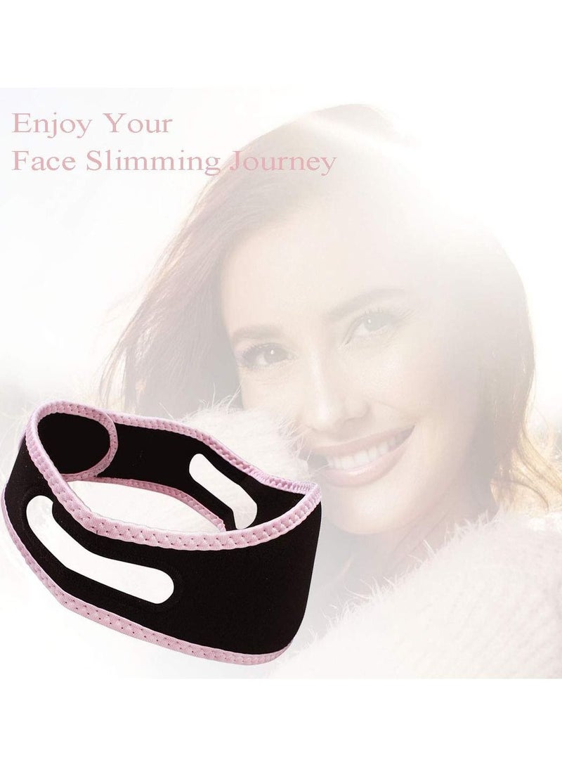Y&D 2 PCS V Shaped Slimming Face Mask Facial Strap Pain-Free Lifting Bandage For Women Eliminates Sagging Skin Firming Anti-aging  - Image 5