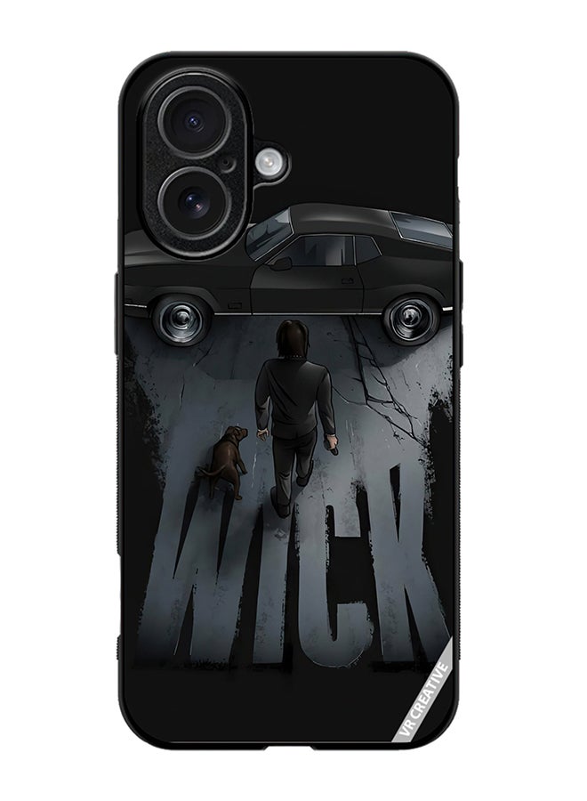Protective Case Cover For Apple iPhone 17 John Wick Design Multicolour