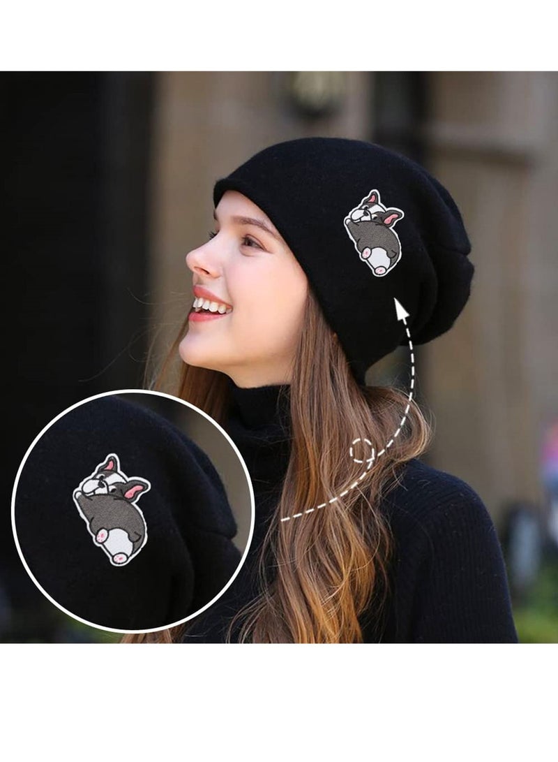 Y&D 23 Pieces Iron on Patches for Clothing, Cute Dog & Paw Embroidered Appliqués Stickers, Sew On Jacket, Jeans, Clothes, Backpacks, Hats, Shoes - Image 4