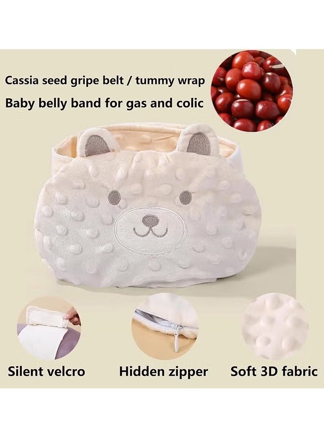 XUN Baby Colic And Gas Relief Bellyband, Heated Tummy Wrap, Baby Swaddle Belly Protector Heated For Upset Stomach And Soothes Gas - Image 4