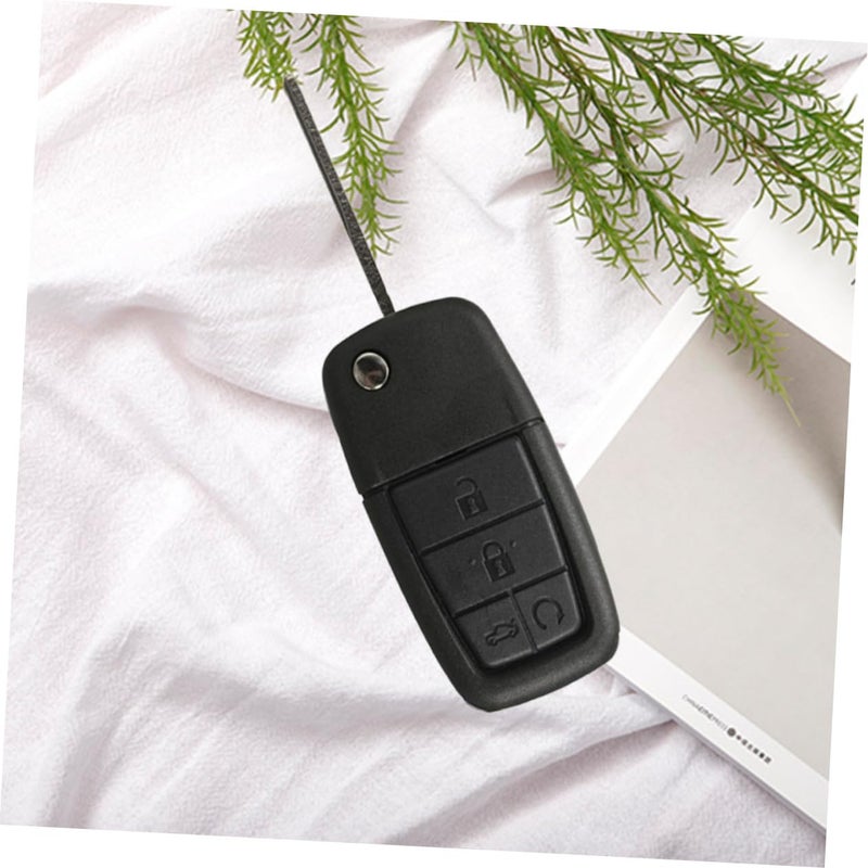 2pcs Durable Black Key Fob Case Cover for Keyless Entry Remote Protection - Image 5