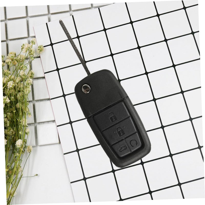 2pcs Durable Black Key Fob Case Cover for Keyless Entry Remote Protection - Image 4