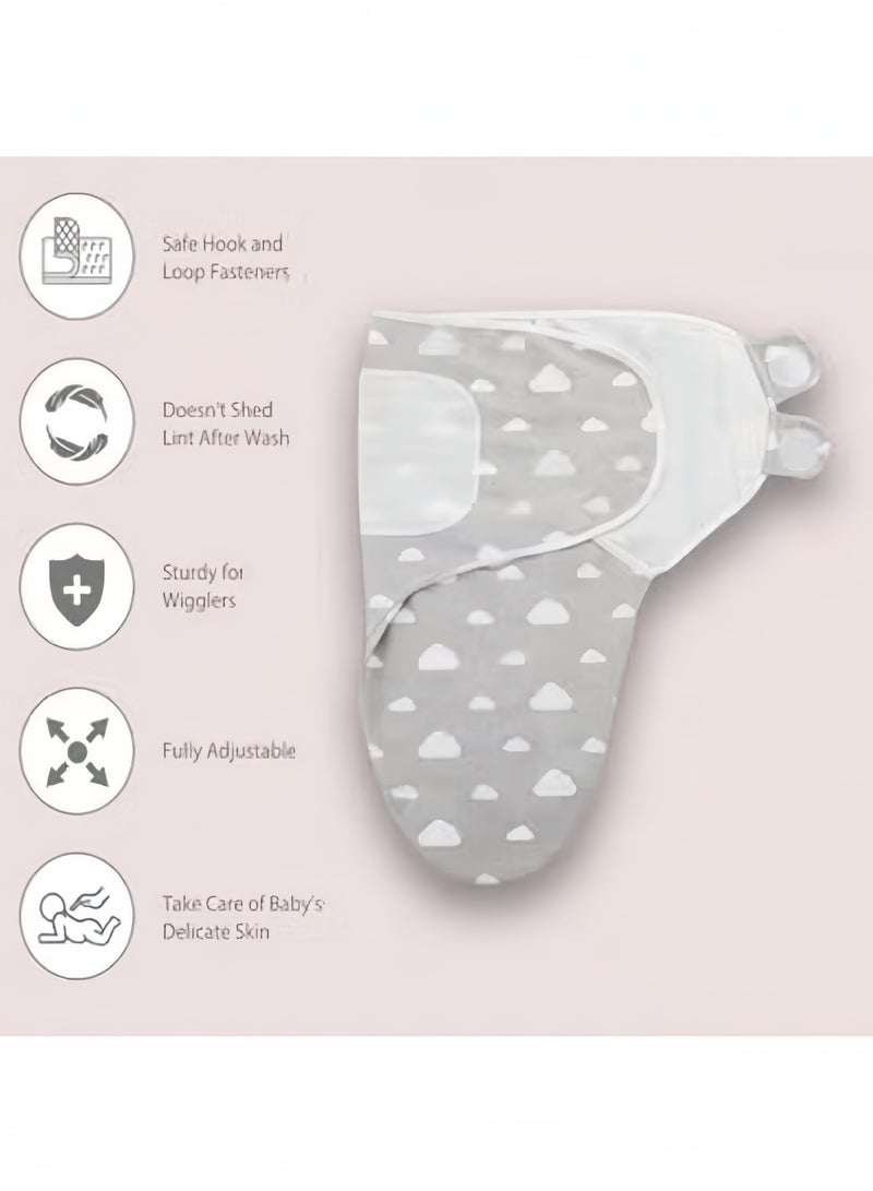 GGEROU 3-Pack Baby Swaddle Wrap Sleep Sacks, Newborn Swaddlers Blanket Wrap, Breathable and Skin-Friendly Cotton, Baby Swaddle 0-3 Months  - Image 4