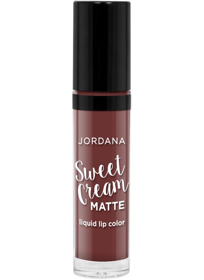 JORDANA Sweet Cream Matte Liquid Lip Color Molten Chocolate Cake Mlc 21  - Image 1