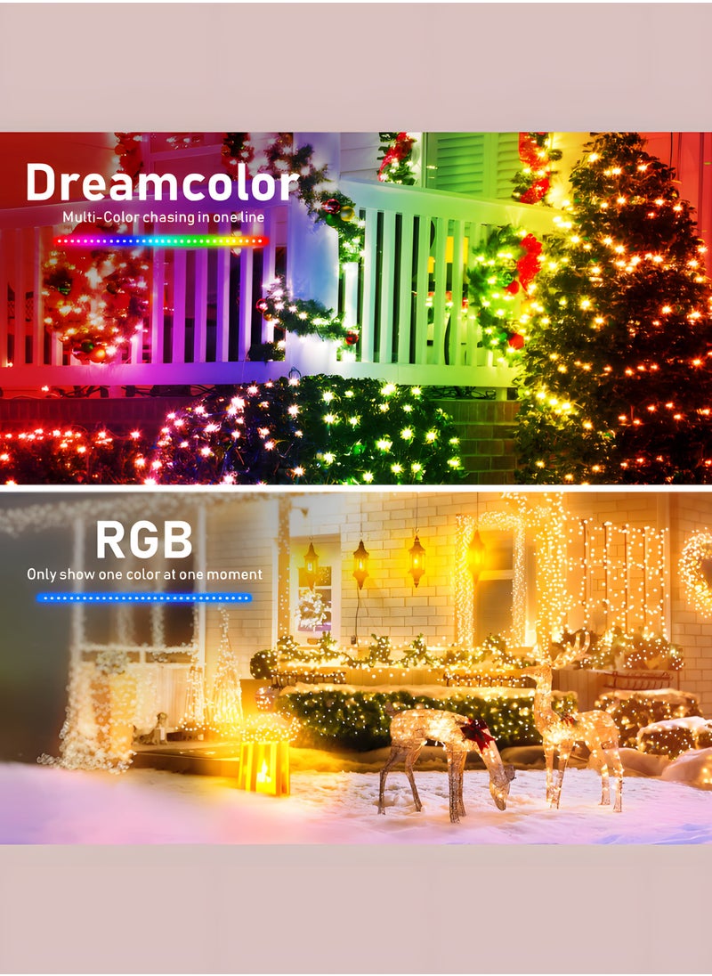 10M 66LED Globe Fairy Lights - Colorful Copper Wire Fairy String Lights - 16 Single Colors, 4 Music Modes, 2 APP DIY Modes, Bluetooth, USB Powered, Remote Control for Wedding Party Home Decoration