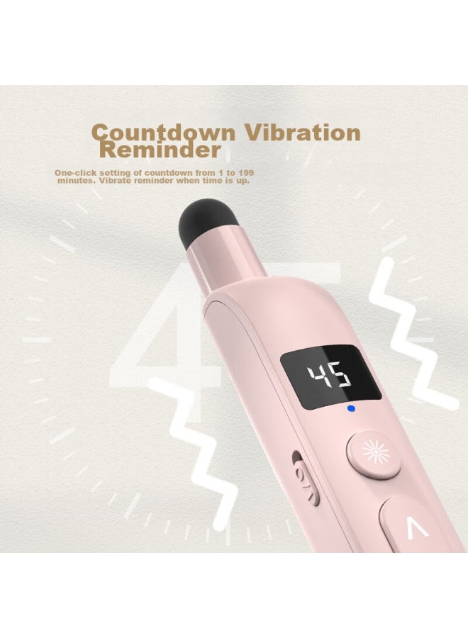 Oubai T10s Page-turning Pen For Teachers, Laser Pointer Ppt Retractable Teaching Pointer, Suitable For Seewo Teaching And Public Course Demonstration, With Countdown Timer, Writable Touchscreen, Pink Green Light - Image 1
