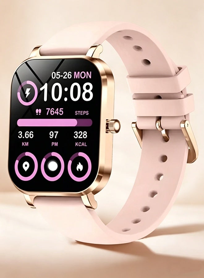 RollsTimi  Smart Watch for Women, 1.75" Smartwatch with Sleep Monitor, 100+ Sport Modes, IP68 Waterproof Fitness Watches for Android & iPhone, Pink - Image 1