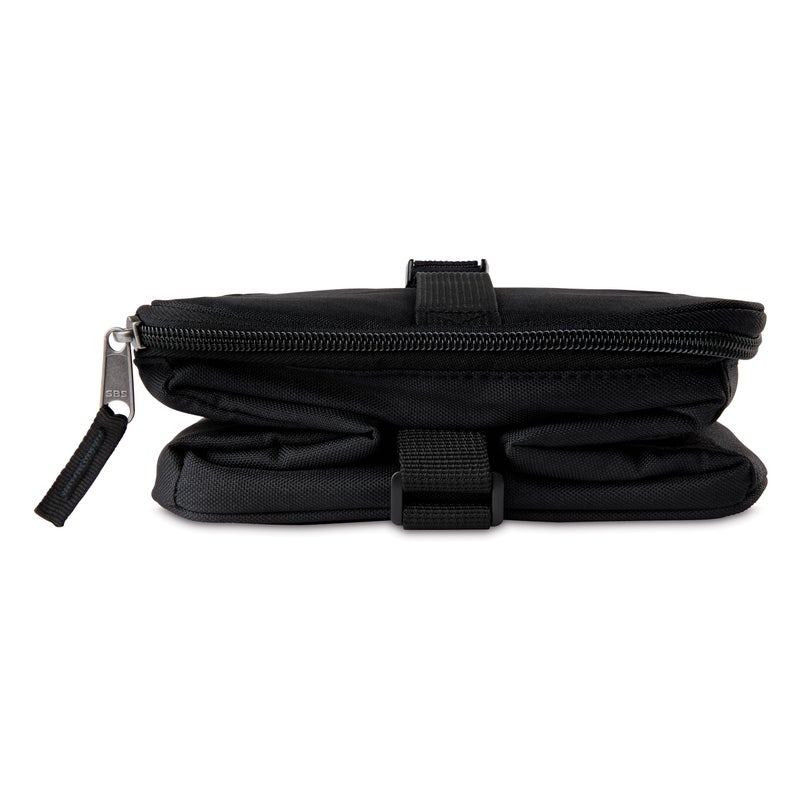 PackIt(R) Freezable Essential Cooler, Black, Built with EcoFreeze(R) Technology, Fully Freezable, Collapsible, Reusable, With Removable Crossbody Strap, Top Clip Handle, Designed for Fresh Office - Image 4