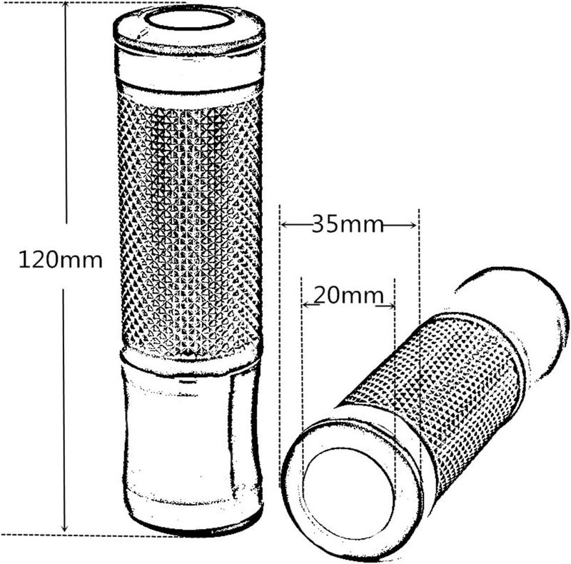 DEMULAX 22mm Universal Motorcycle Handlebar Grips - Image 2