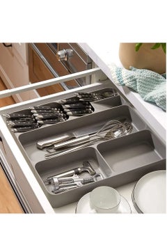 Kitchen Drawer Organizer Tray, Expandable Utensil Drawer Tray for Storage and Organization of Cutlery, Spoons, Cooking Utensils and Gadgets - pzsku/Z26D7299285E13C97DFD8Z/45/_/1690508490/e377bccc-1743-4612-973d-53aec7bdd8bc