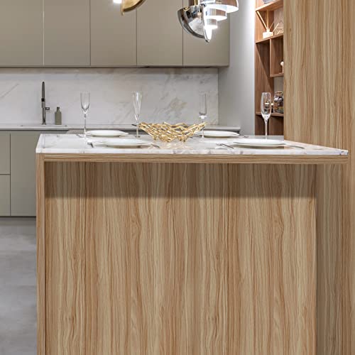 Sevalo Wood Contact Paper Wood Peel and Stick Wallpaper Light Wooden Look Grain Contact Paper for Cabinets and Drawers Self Adhesive Removable Wallpaper Natural Waterproof Vinyl 15.7inW 393inL - Image 5