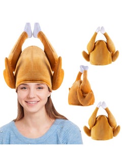 3 Pcs Plush Roasted Turkey Hats,Thanksgiving Novelty Hats, Halloween Costume Dress Up Hats,Thanksgiving Party Favor Supplies,Thanksgiving Accessories, Thanksgiving Costume Hats - pzsku/Z26D72F82D1155500F7D6Z/45/_/1733730107/9ad02223-cccc-4717-b01e-849026ff9726