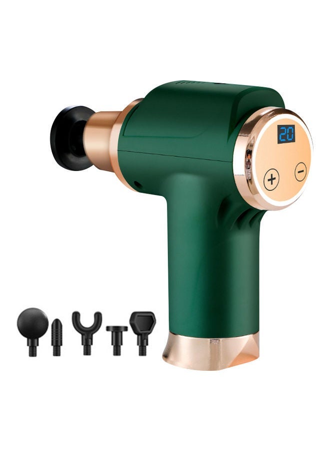 NIBEMINENT Handheld Mini Muscle Massager Gun with 5 Head