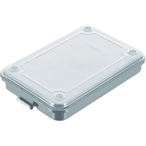 TRUSCO T-15SV Trunk Tool Box, 6.0 x 4.1 x 1.1 x 1.1 inches (154 x 105 x 29 cm), Silver - Image 1