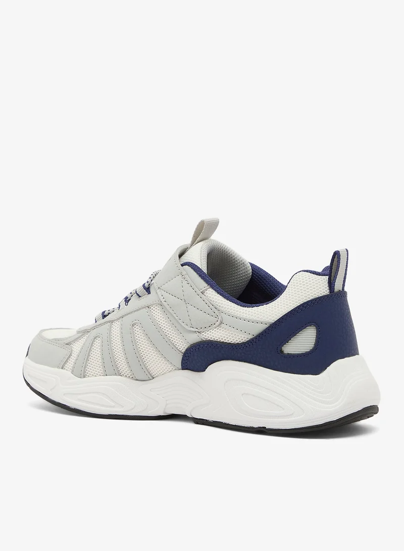 Skechers GRAY SYNTHETIC/ TEXTILE/ NAVY TRIM Kids Mega-Quake for Men | Best Price UAE