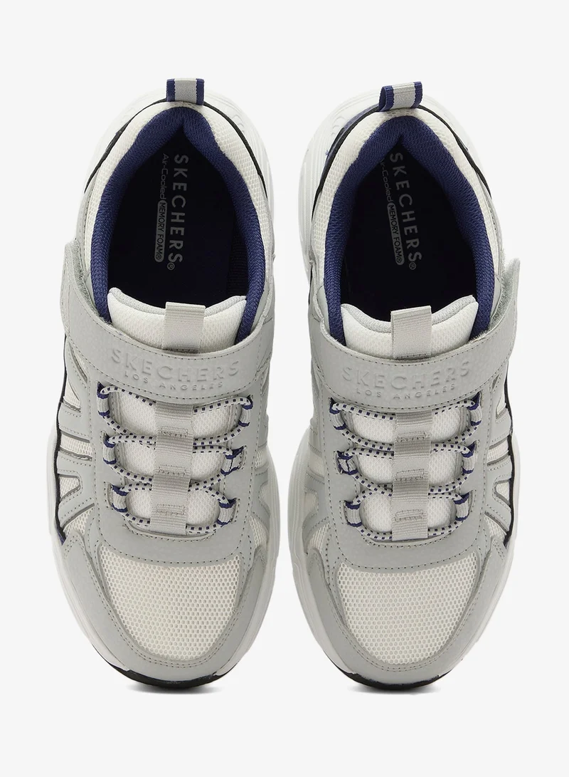 Skechers GRAY SYNTHETIC/ TEXTILE/ NAVY TRIM Kids Mega-Quake for Men | Best Price UAE
