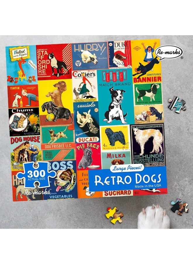 Re-marks Retro Dogs Puzzle, 300-Piece Jigsaw Puzzle for All Ages - Image 5