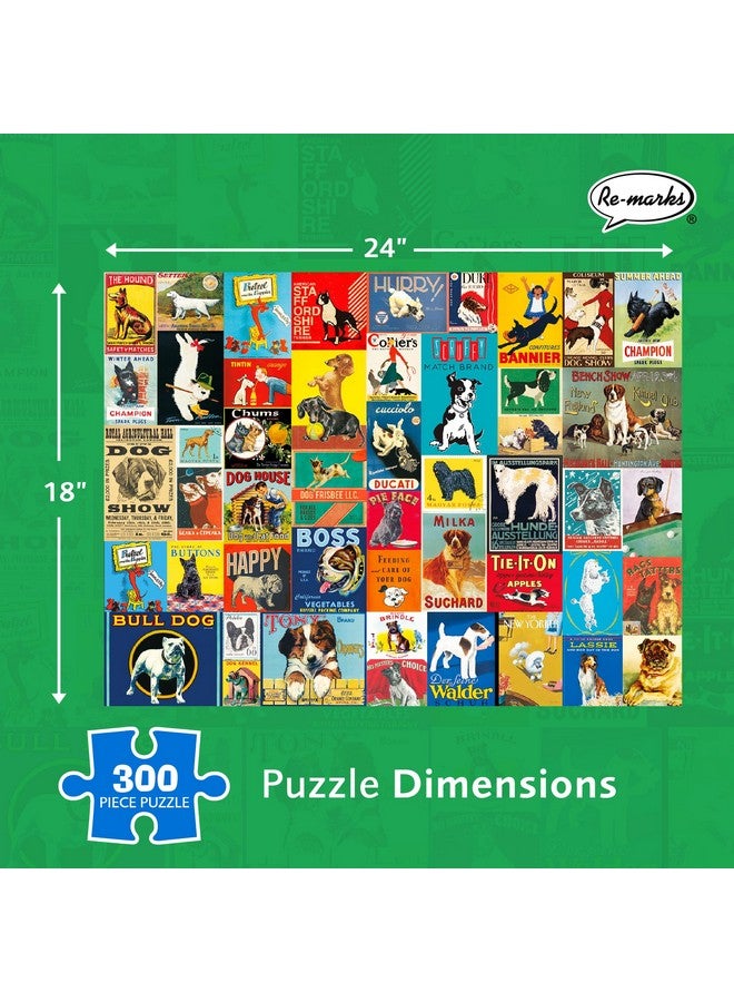 Re-marks Retro Dogs Puzzle, 300-Piece Jigsaw Puzzle for All Ages - Image 3