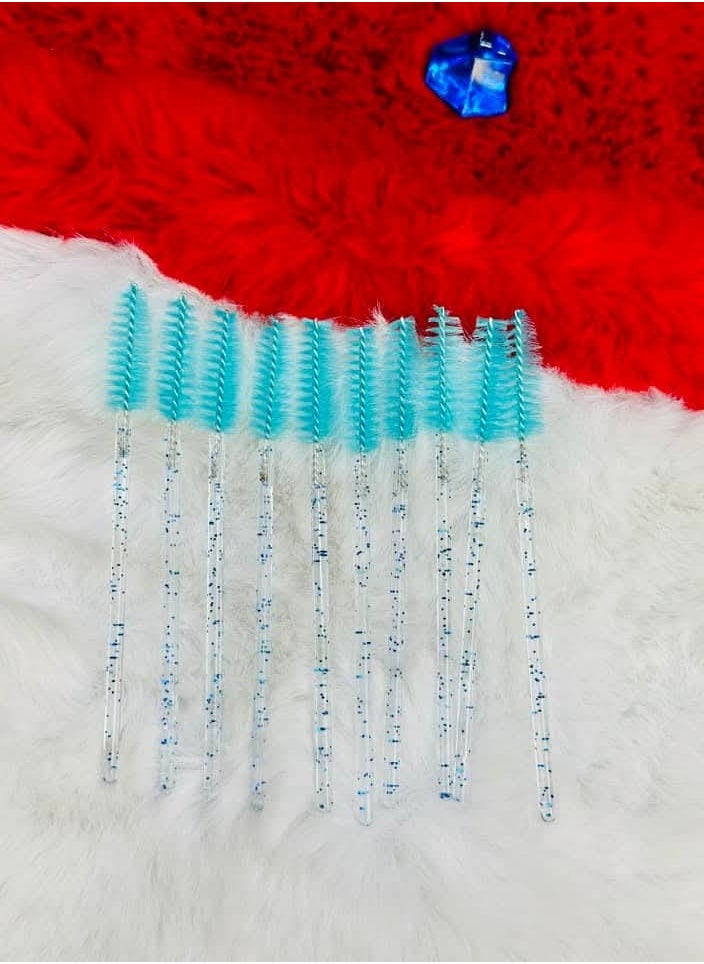 Generic 10-Piece Disposable Eyelash Mascara Wands Brushes Multicolor  - Image 2