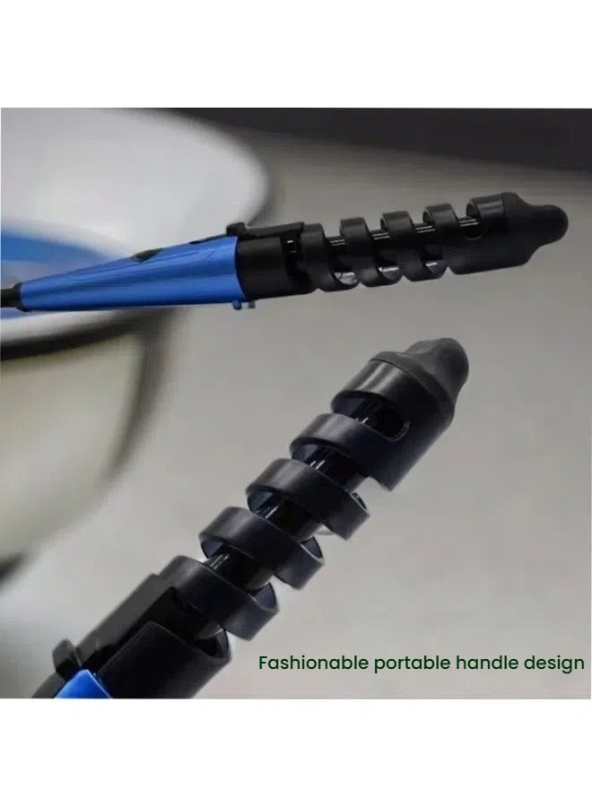 general Three-in-one electric splint, straight hair, inner buckle, bangs, perm, spiral curling iron, clip-on comb, three-piece set - Image 4