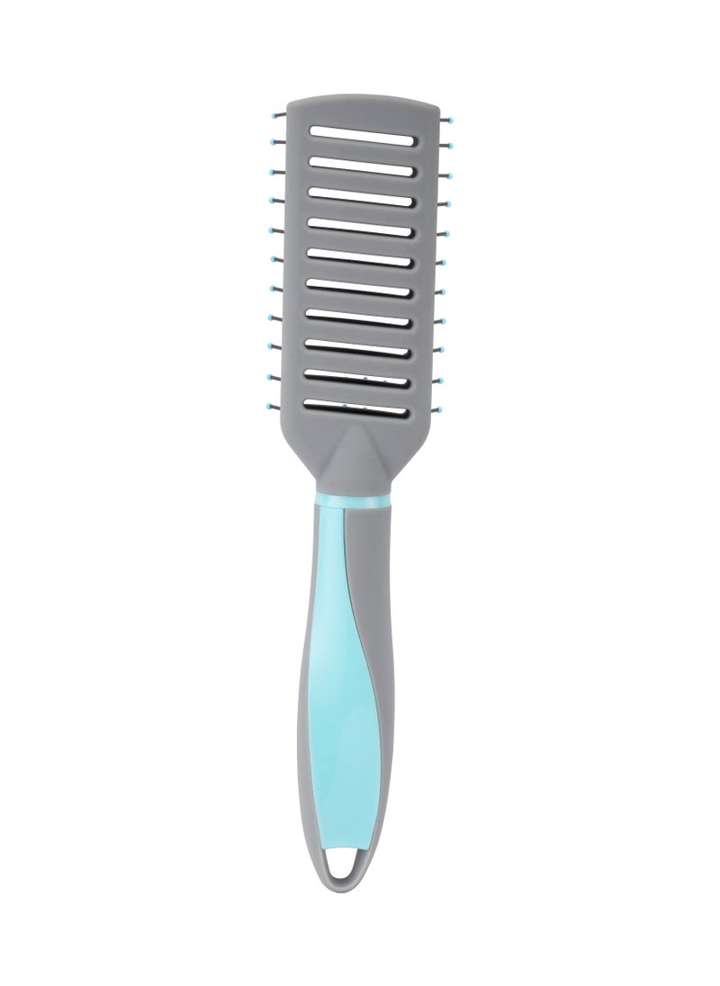 Glitters - Hair Brushes for Men Women, Hole Design Hair Blow Drying Styling Brush Curve Brush Barber Brush for Long, Thick, Thin, Curly Hair, Slicked-back Hair - Image 1