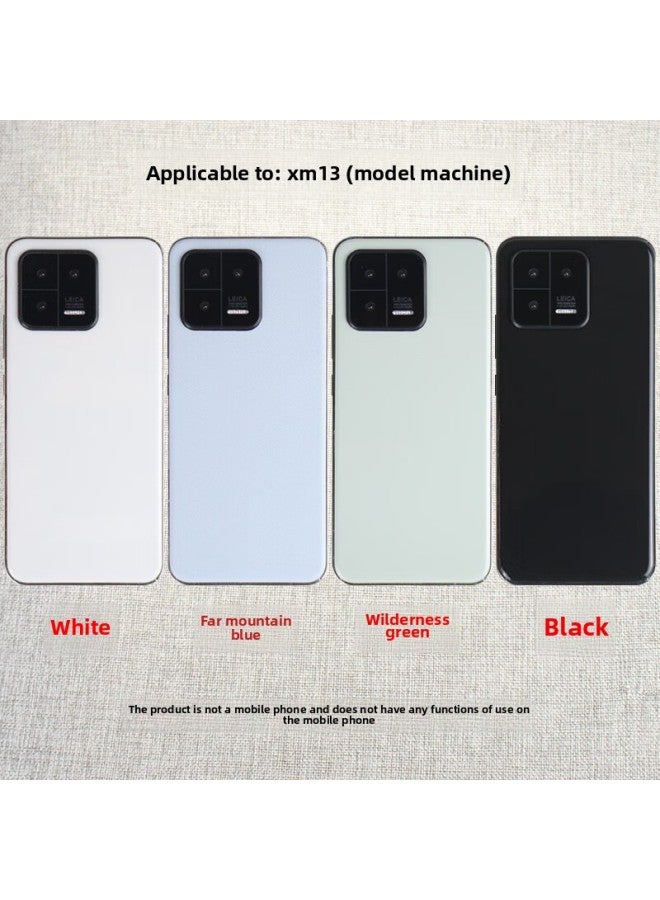 BA Gang Mobile Phone Model Suitable For Xiaomi 13 Mobile Phone Model For Xiaomi 13PRO Counter Mobile Phone Model Black Screen-Applicable Models:Bright Screen-For Xiaomi 13 Glass White  - Image 2